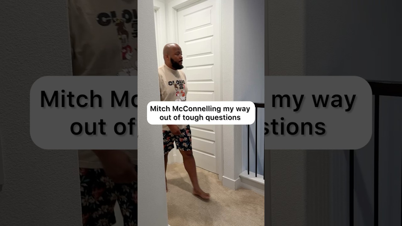 Mitch McConnelling my way out of tough questions