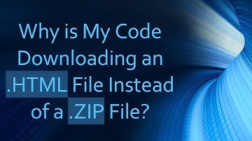 Why is My Code Downloading an .HTML File Instead of a .ZIP File?