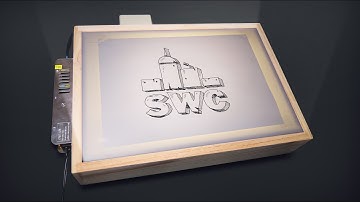 Making an LED tracing light box for creating illustrations and animations