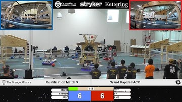 Match 3 FACC Ri3D Competition Rapid React 2022