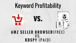 AMZ Seller Browser - Free Software to Check for Kindle Keyword Profitability!