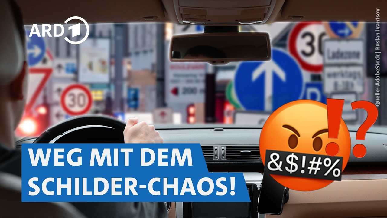 Verkehrsschilder-Chaos in Deutschland: Wer blickt da noch durch? | Markt WDR
