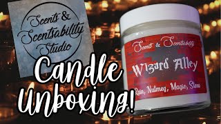 ️ Scents & Scentability CANDLE REVIEW AND UNBOXING