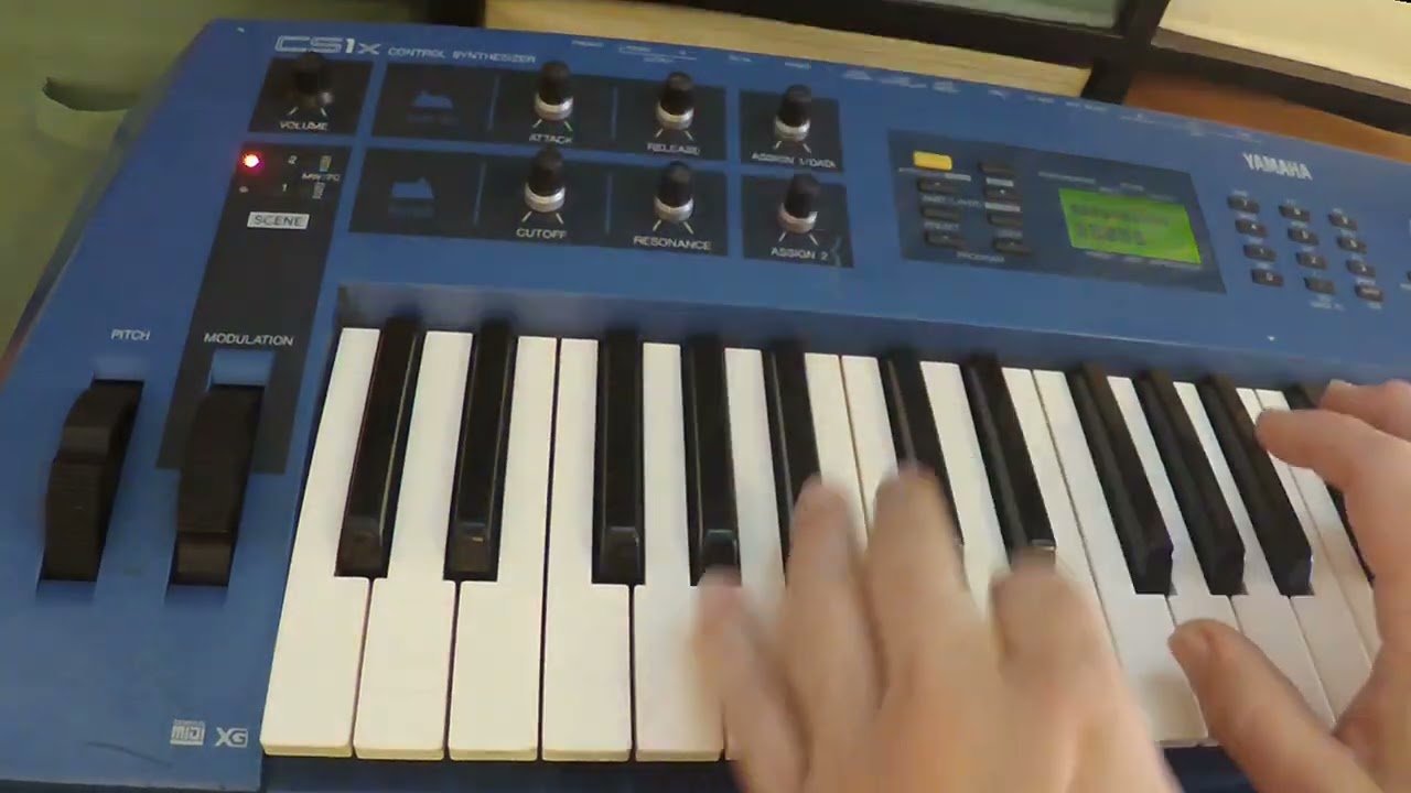 Yamaha CS1x Synth - Greatly aged or ageing great? - YouTube