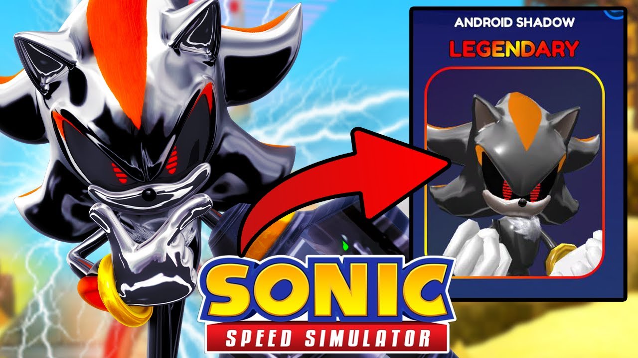 ANDROID SHADOW!? - Sonic Speed Simulator (ROBLOX) 🔵💨 