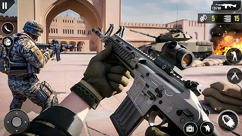 FPS Gun Shooting Offline Games - Gun Shooting Commando Game _ Android Gameplay 