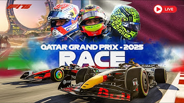 F1 LIVE RACE - QATAR GRAND PRIX  2025 | Timing Commentary F1 2025 Qatar Airways Race gameplayfootage