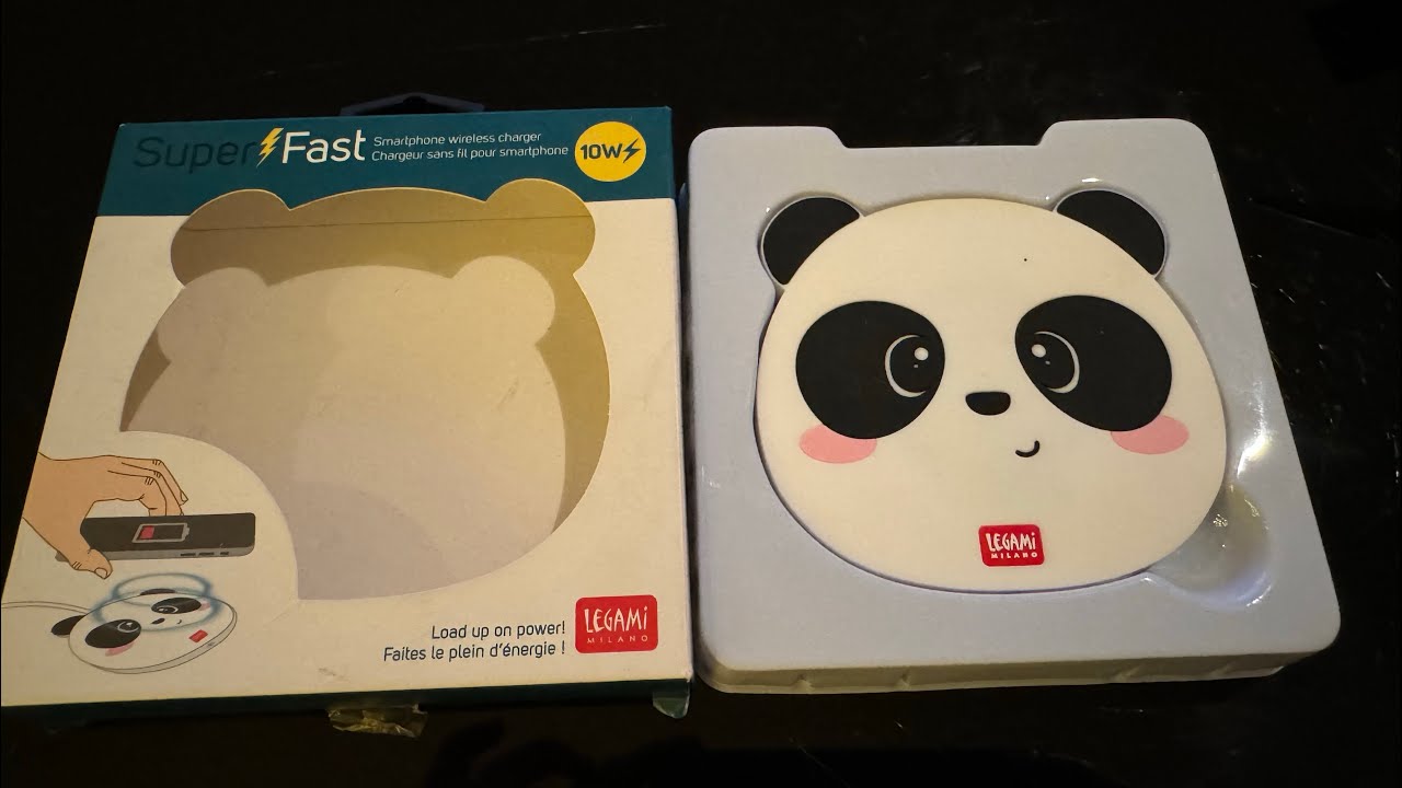 LEGAMI SUPER FAST  WIRELESS CHARGER  PANDA | UNBOXING VLOG