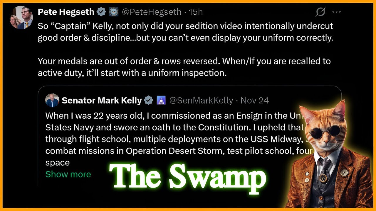 DOW Hegseth Orders Navy to INVESTIGATE Mark Kelly for Threatening to Defy Trump Orders!