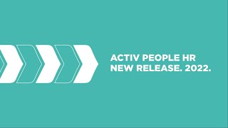 Who are Activ People HR? - New Release. 2022