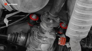 Polyurethane (Poly) Differential Mount Bushing Kit For BMW E82 E88 E90 E92 Demonstration