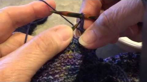 Beaded Picot Russian Bind Off