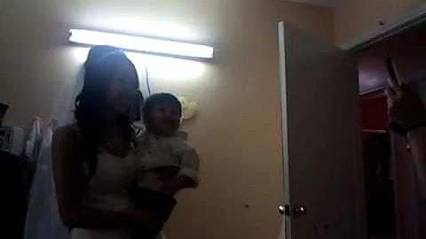 Tonya making Mason laugh.
