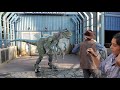 Jurassic World Raptor Encounter Universal Studios in Hollywood California 2019