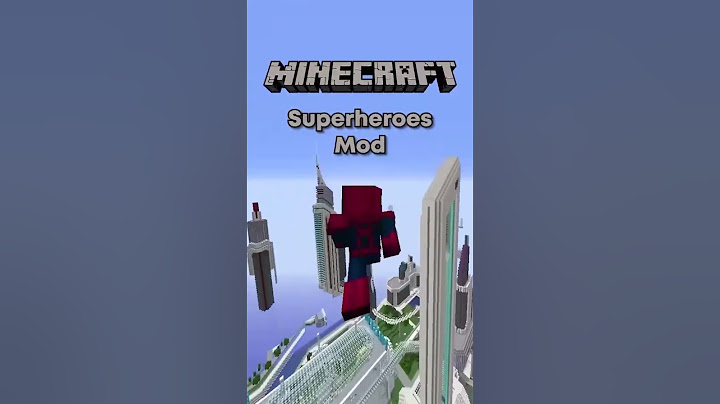 MINECRAFT Superheroes Mod!