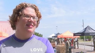 Marshall Food Bank offers drive-thru emergency food boxes