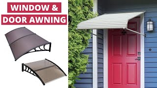 Best Window and Door Awnings Review [Top 5 Retractable Awnings] ✅✅✅
