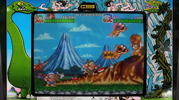 Caveman Ninja - Arcade (Realistic crt monitor and original bezel)