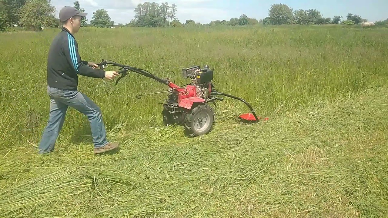 Роторна косарка ВМ-02 в роботі + покращення, Кентавр МБ2060Д