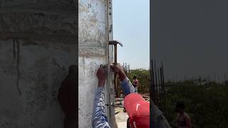 Column mivan shuttering technology carpenter work construction #shorts #viral #youtubeshorts #work