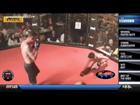 Winner Taps Out In Amateur MMA Fight