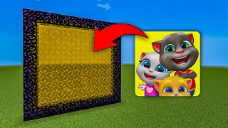 How to Make A Portal To The My Talking Tom Friends Old Dimension in Minecraft