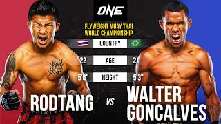 He Made 'The Iron Man' ANGRY 😬 Rodtang vs. Walter Goncalves | Muay Thai Full Fight