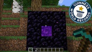 I Made the Worlds Smallest Nether Portal In Minecraft @ThePrinceOfLego