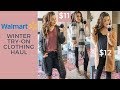 WALMART WINTER TRY ON CLOTHING HAUL | VLOGMAS DAY 14
