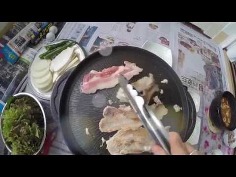 korean-food:-korean-bbq!!-grilled-pork-belly-or-samgyeopsal!-삼겹살!
