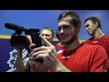 Амиран Сардаров (Дневник Хача) на матче олимпийской сборной России и сборной Канады