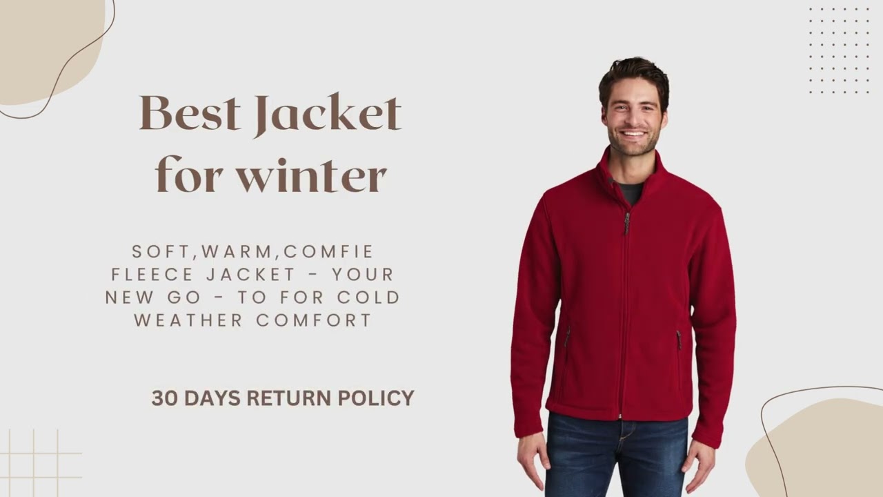 Best Jacket for Winter | Soft, Warm, Comfie Fleece Jacket - Your New Go-To for Cold Weather | RADYAN