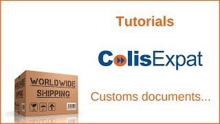 Customs documents...