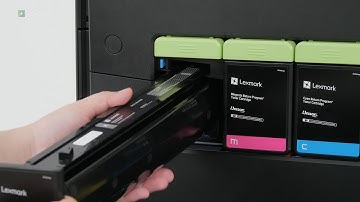 CS963/CX833/CX961/CX962/CX963—Replacing a toner cartridge