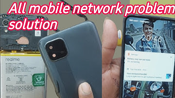 realme c11 back painal change network problem!