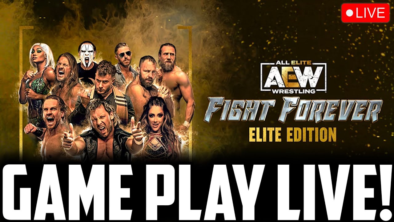 AEW Fight Forever LIVE GAMEPLAY! | Road To Elite Career Mode Ep 1