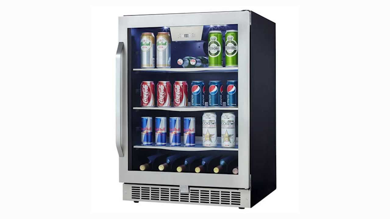 Danby Silhouette 5.3 Cu. Ft. Beverage Center DBC162BLSST YouTube