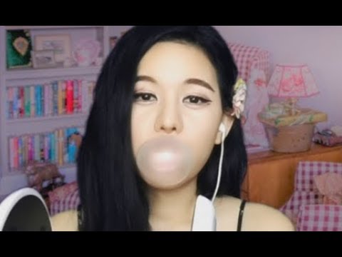 風船ガム japanese asmr 日本語  ささやき声 풍선껌 Bubble gum Whisper