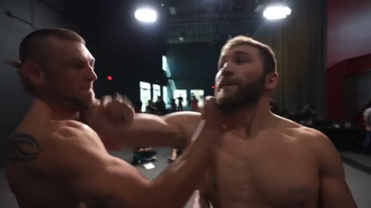 Cutelaba vs Jacoby staredown gets physical !!!