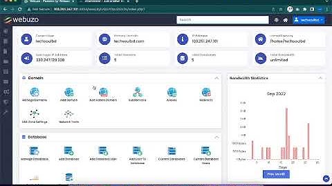 Webuzo - How to create subdomain