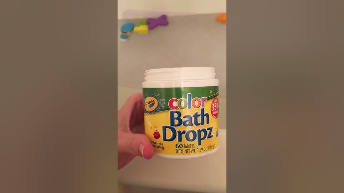 Crayola Color Bath Dropz 3.59 Ounce - 60 Tablets