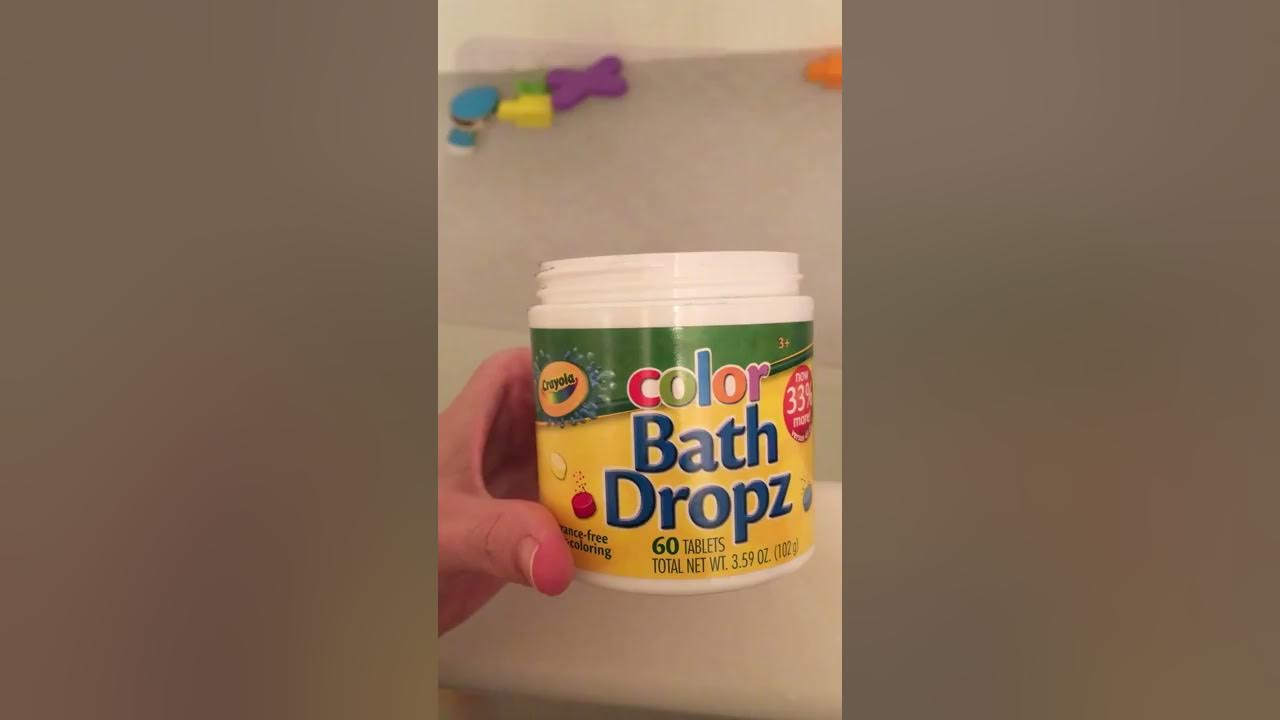 Make Bath Time Fun With Crayola Bath Drops - Full Review