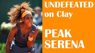 The Year Serena Went UNDEFEATED On Clay | 2013 Peak Serena