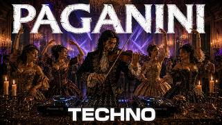 Devil’s Fiddle Pulse — One-Hour Paganini Techno Gala (4K)