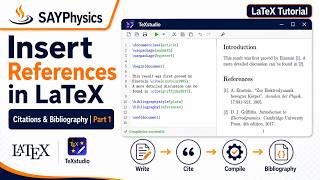 How to insert references in LaTeX P1