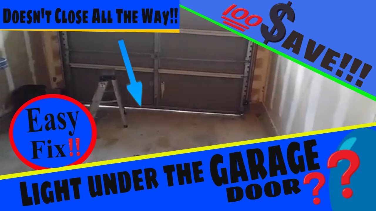 Sample Garage door fix youtube for Renovation