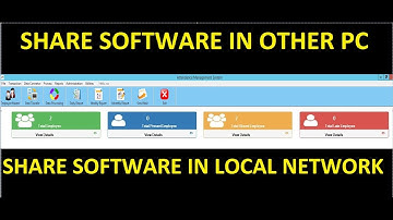 How to Share Realsoft Attendance Software in Local Network (10.6/10.7/10.8/10.9)