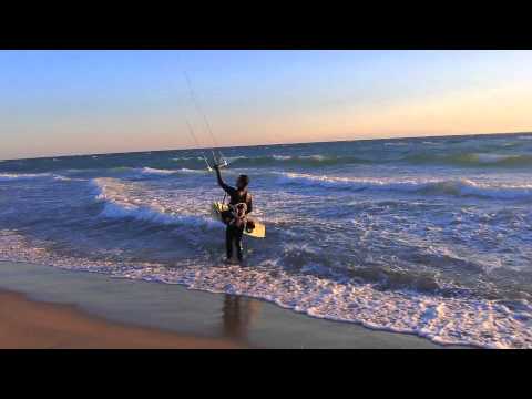 7 Jan 12 Kitesurfing Paradise Hamano Beach Omaezaki Youtube