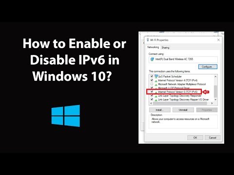 How to Enable or Disable IPv6 in Windows 10?