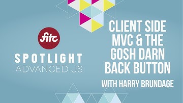 Client Side MVC and The Gosh Darn Back Button